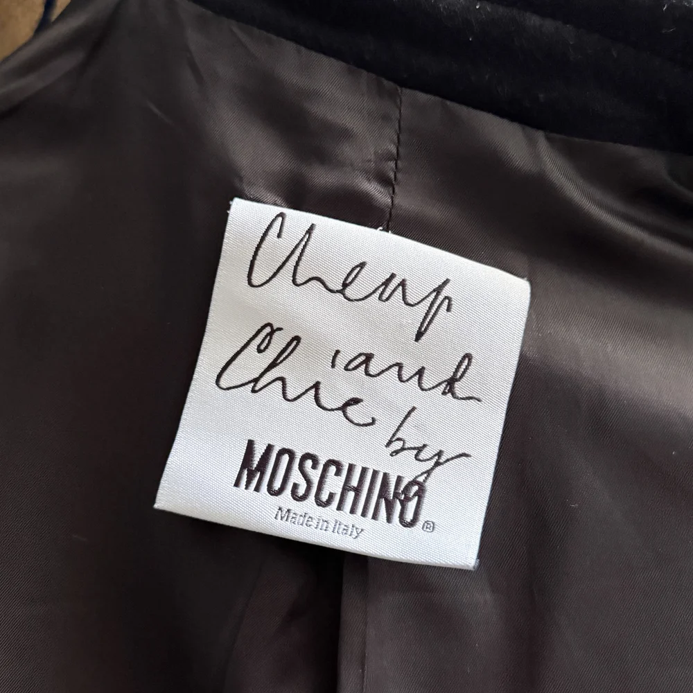 Moschino Vintage F/W 1994 Burlap Oversized Blazer - As Seen On The